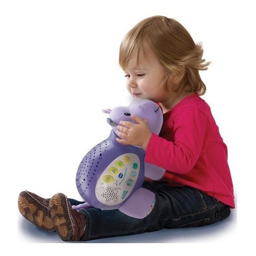 Soft toy with sounds Vtech Hippo Dodo Starry Night (FR) Purple image 2
