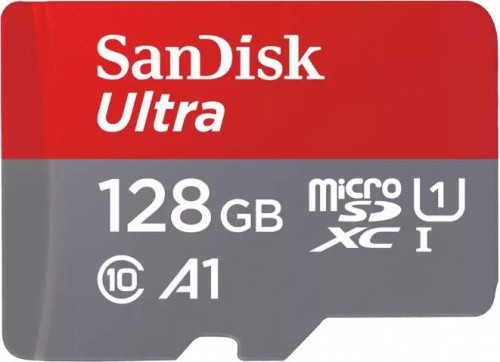 Sandisk memory card microSDXC 128GB Ultra A1+ adapter image 2