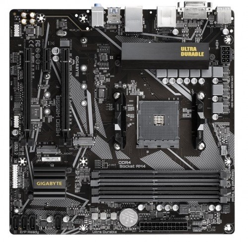 Gigabyte Motherboard B550M DS3H AM4 4DDR4 HDMI/DVI M.2 USB3.2 mATX image 2