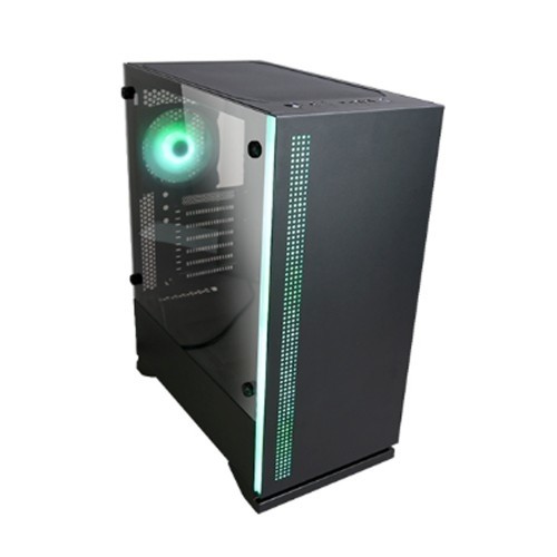ZALMAN S5 Black ATX Mid Tower PC Case RGB fan T image 2