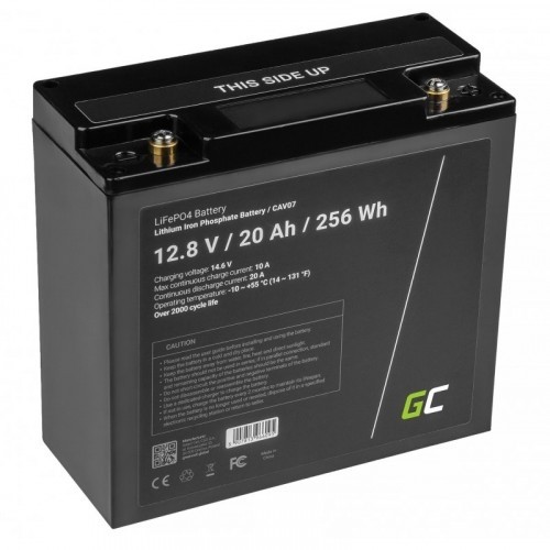 Green Cell LiFePO4 battery 12V 12,8V 20Ah image 2