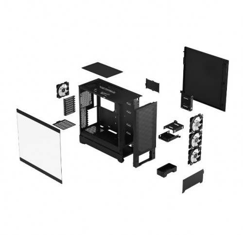 Fractal Design CasePop XL Air RGB Black TG Clear Tint image 2