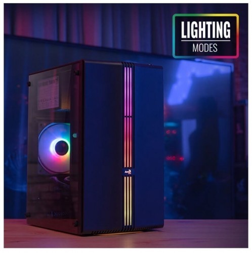 Aerocool Case Evo Mini RGB USB 3.0 Mini Tower Black image 2