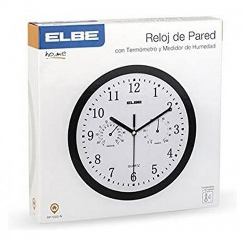 Wall Clock ELBE RP1005N White/Black image 2