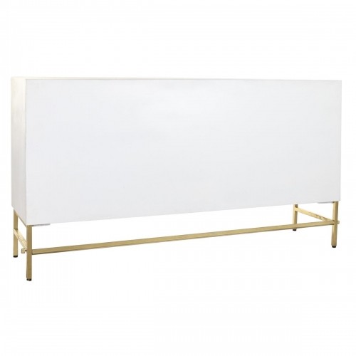 Sideboard DKD Home Decor Rhombus White Brass Mango wood (157 x 43 x 84 cm) image 2