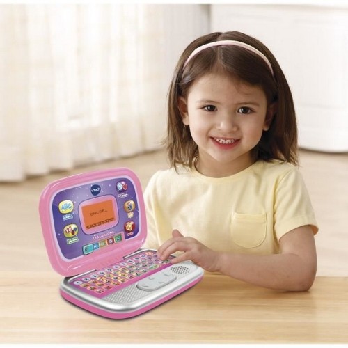 Laptop computer Vtech Ordi Genius Kid Educational game Pink Interactive French (FR) image 2