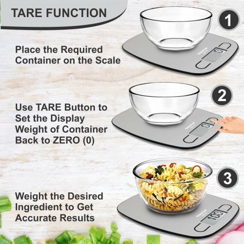 Digital Kitchen Scale Taurus EASY INOX Stainless steel image 2