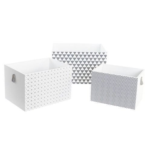 Set of decorative boxes DKD Home Decor (37 x 28 x 23 cm) image 2