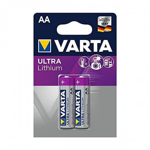 Batteries Varta Ultra Lithium 1,5 V (2 Units) image 2