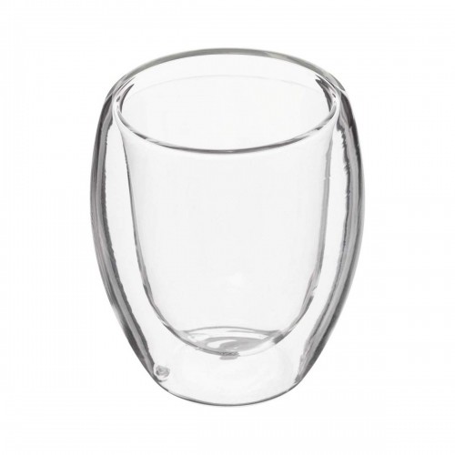 Piece Coffee Cup Set Secret de Gourmet Crystal Transparent (7 cl) image 2