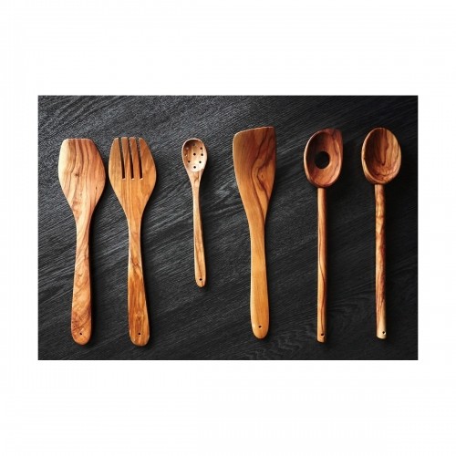 Spoon Metaltex 58060210 Wood Olive Wood image 2