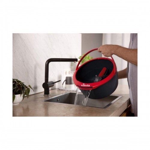 Mop with Bucket Vileda Spin & Clean Rotating polypropylene image 2