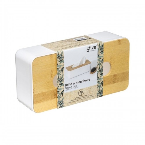 Коробка для салфеток 5five Baltik 25 x 13 x 8.7 cm Белый Бамбук image 2