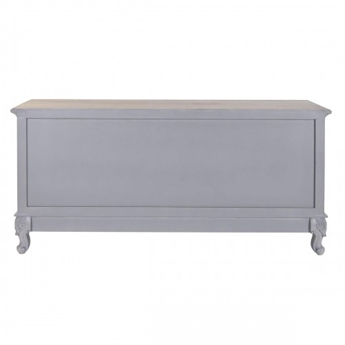 TV furniture DKD Home Decor Paolownia wood MDF Wood Grey Natural 120 x 40 x 56.5 cm 120 x 40 x 56,5 cm image 2