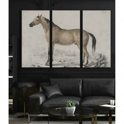 Glezna DKD Home Decor Zirgs (180 x 4 x 120 cm) image 2