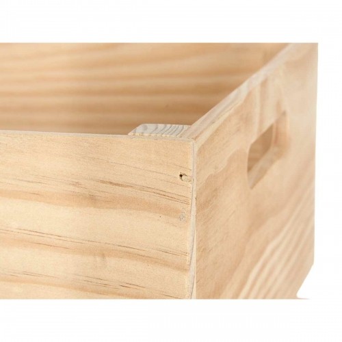 Gift Decor Контейнер для хранения Натуральный древесина сосны (30 x 30 x 30 cm) image 2