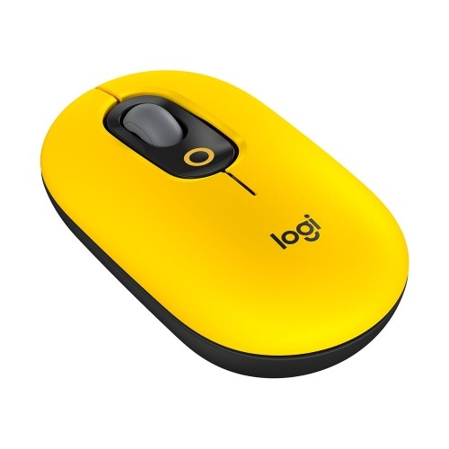 Mouse Logitech POP Mouse with emoji Yellow image 2