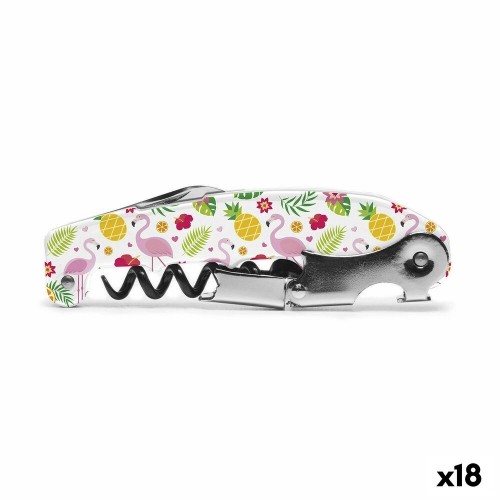 Corkscrew Koala Bodega Pink flamingo Metal 10,7 x 1,4 x 3,3 cm (18 Units) (Pack 18x) image 2