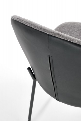 Halmar K471 chair grey/black image 2