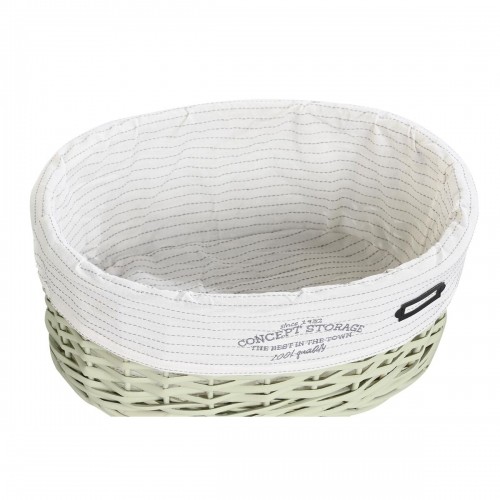 Set of Baskets DKD Home Decor Green wicker 51 x 37 x 56 cm (5 Pieces) image 2