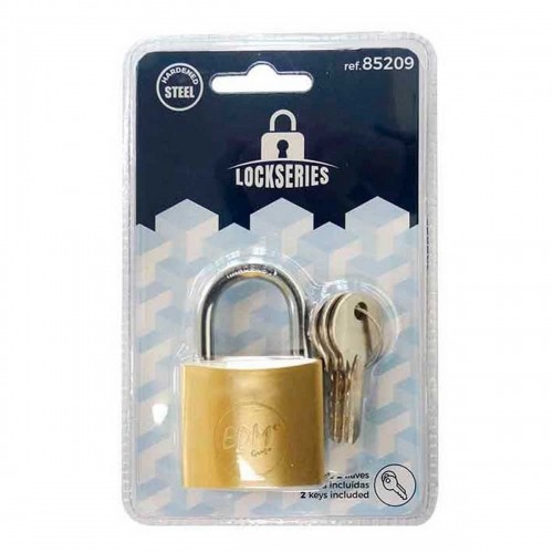 Key padlock EDM Bow Brass (40 x 23 mm) image 2