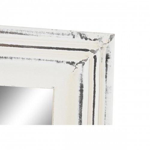 Настенное зеркало DKD Home Decor Стеклянный Белый Деревянный MDF Маринованный (160 x 2,5 x 45 cm) image 2
