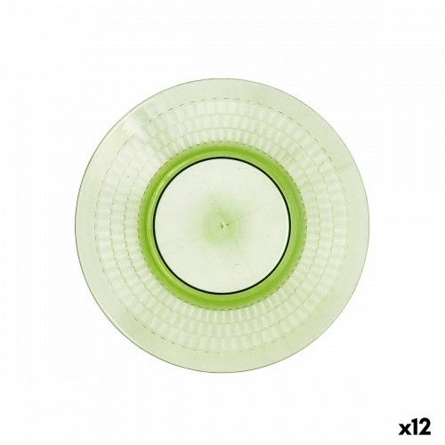 Dessert dish Quid Viba Green Plastic 20 cm (12 Units) image 2