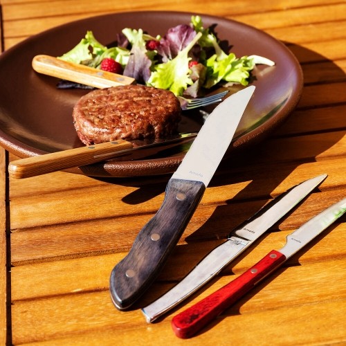 Knife for Chops Amefa Hercule Brown Metal 6 Units 25 cm (Pack 6x) image 2