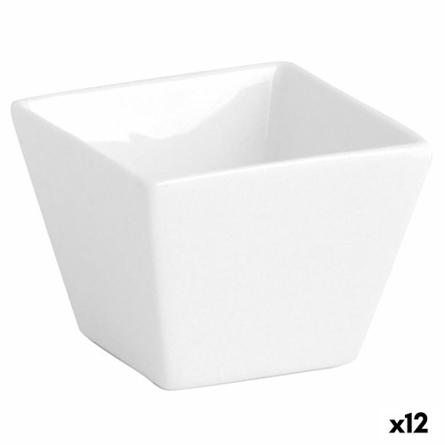 Uzkodu paplāte Quid Chef Keramika Balts (7,5 cm) (Pack 12x) image 2