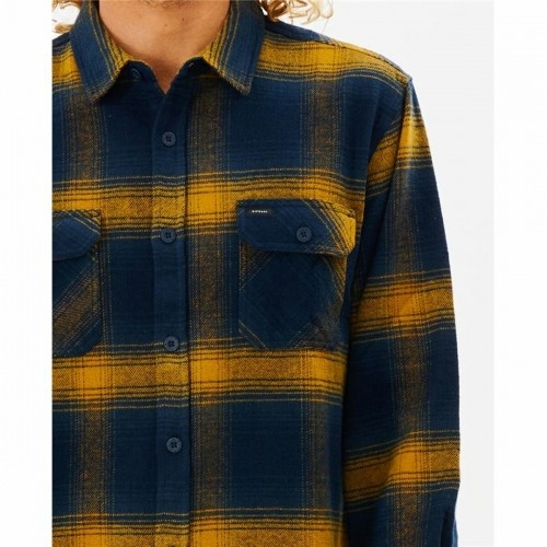 Рубашка с длинным рукавом мужская Rip Curl Count Синий Жёлтый Franela image 2