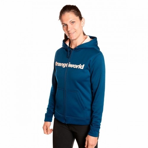 Women's Sports Jacket Trangoworld Liena With hood Blue image 2