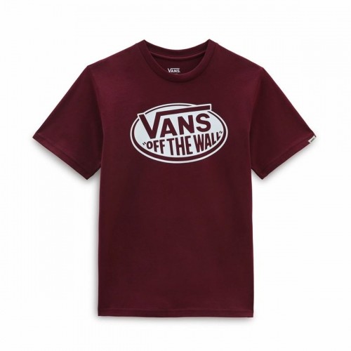 Children’s Short Sleeve T-Shirt Vans Classic OTW Dark Red image 2