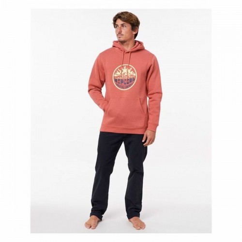 Men’s Hoodie Rip Curl Down The Line Salmon image 2