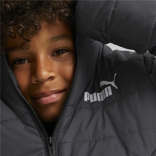 Children's Sports Jacket Puma Essentials Padded Black image 2