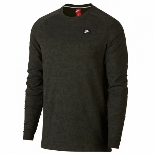 Men’s Sweatshirt without Hood Nike Modern Green image 2
