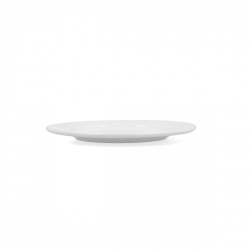 Dessert dish Bidasoa Glacial Ala Ancha Ceramic White 19 cm (12 Units) (Pack 12x) image 2