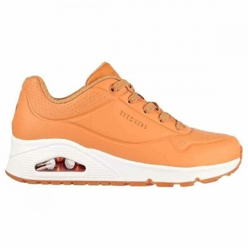 Sports Trainers for Women Skechers Stand On Air Coral Orange image 2