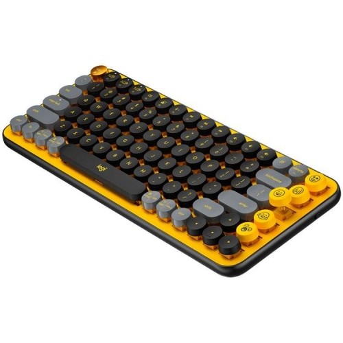 LOGITECH POP Keys Wireless Mechanical Keyboard With Emoji Keys - BLAST_YELLOW - RUS - BT - INTNL - BOLT image 2