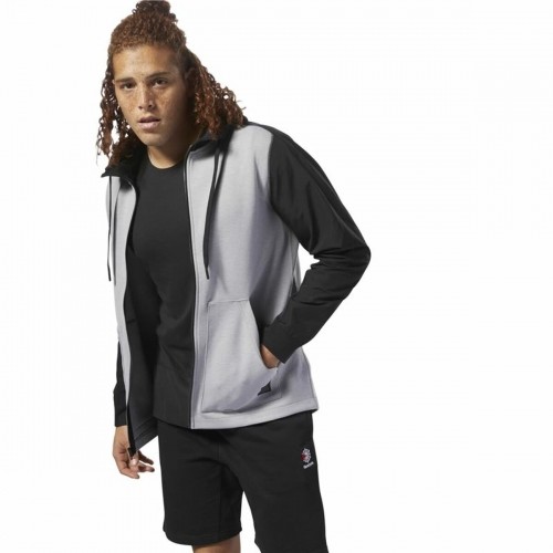 Men's Sports Jacket Reebok Training Supply Light grey image 2