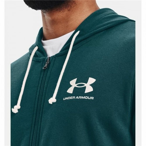 Мужская спортивная куртка Under Armour Rival Terry Зеленый image 2