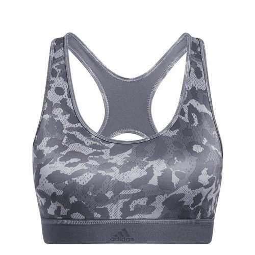 Спортивный бюстгальтер Adidas Believe This Medium Support Темно-серый image 2