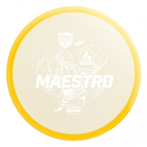 Discgolf DISCMANIA Midrange Driver MAESTRO Active Premium Yellow 4/3/0/2 image 2