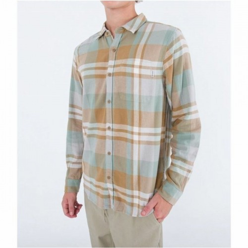 Men’s Long Sleeve Shirt Hurley Portland Organic Brown image 2