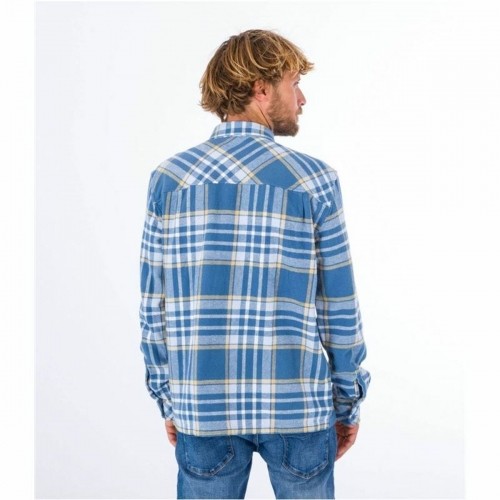 Рубашка с длинным рукавом мужская Hurley Santa Cruz Синий image 2