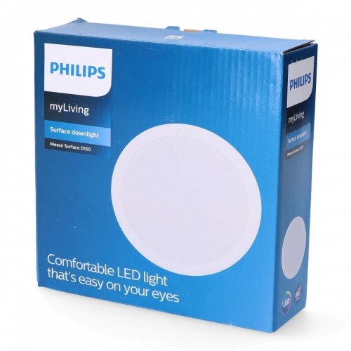 griestu gaismas Philips Meson Plastmasa 16,5 W 1300 lm (17,01 x 5 cm) image 2
