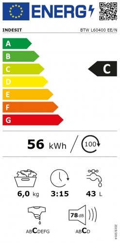 INDESIT BTW L60400 EE/N image 2