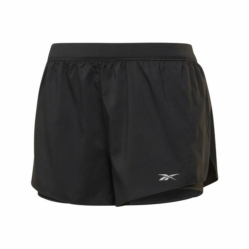 Sports Shorts for Women Reebok Running Essentials 2-in-1 Black Lady image 2