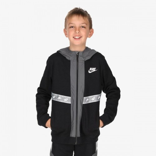 Children's Sports Jacket Nike Black Cotton image 2