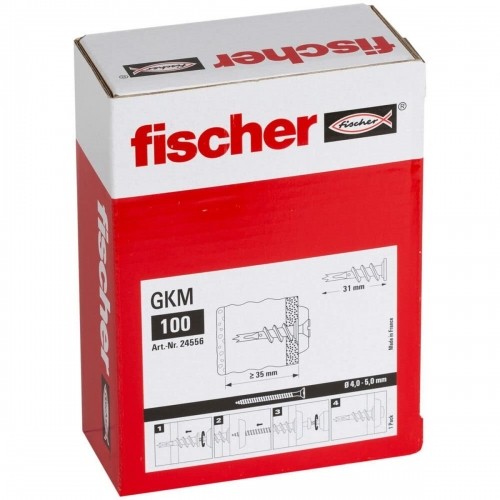 Box of screws Fischer gkm 24556 Metal Plaster image 2