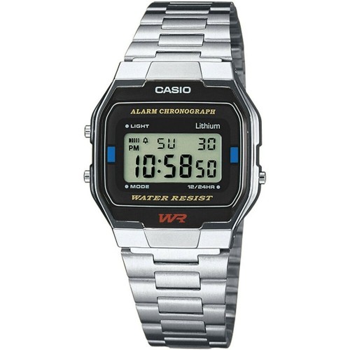 Часы унисекс Casio A163WA-1QES Нержавеющая сталь Цифровой image 2